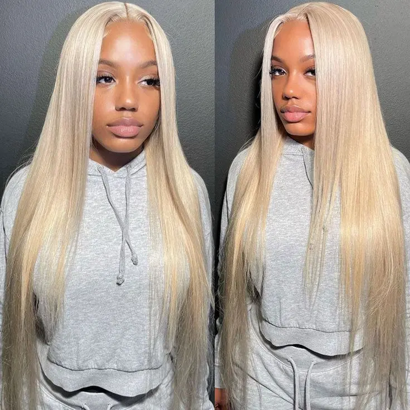 [Super Deal] Hot Star 40Inch 613 Blonde Body Wave 13X6 HD Transparent Lace Frontal Human Hair Wigs 180% Density Brazilian Hiar Straight 13X4 Lace Front Human Hair Wigs
