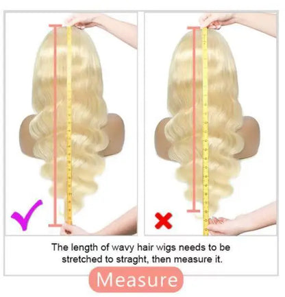 [Super Deal] Hot Star 40Inch 613 Blonde Body Wave 13X6 HD Transparent Lace Frontal Human Hair Wigs 180% Density Brazilian Hiar Straight 13X4 Lace Front Human Hair Wigs